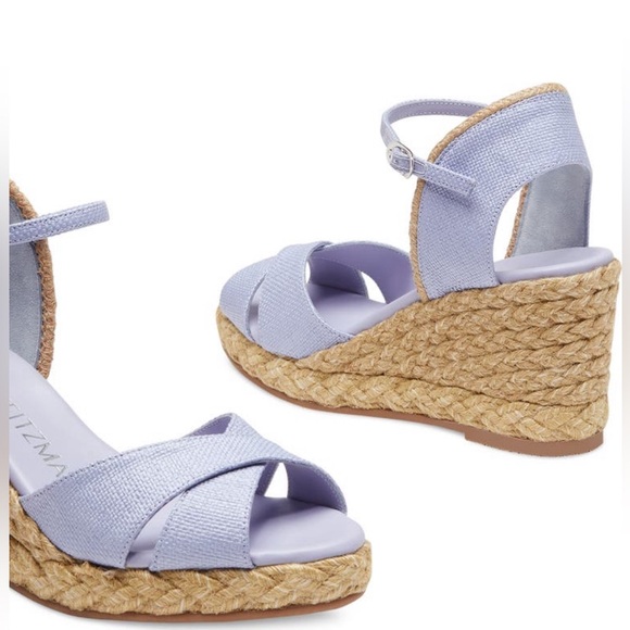 Stuart Weitzman Mirela Espadrille Sandal- Sz 9 - Picture 3 of 11